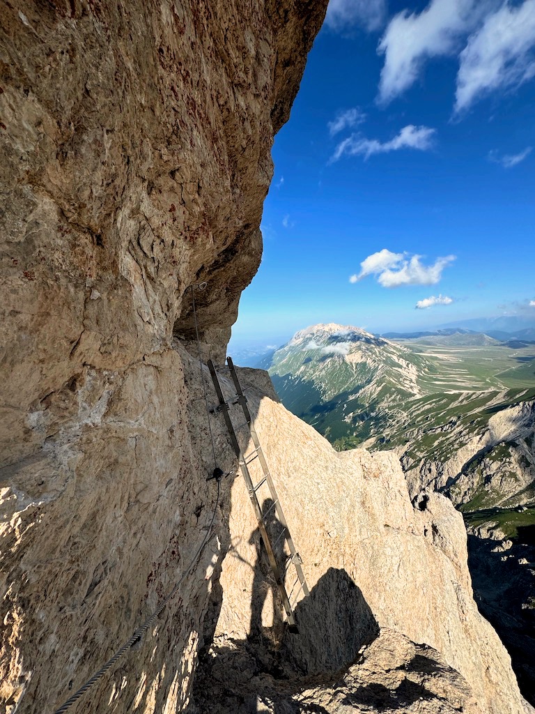 Scaletta Ferrata Bivacco afile